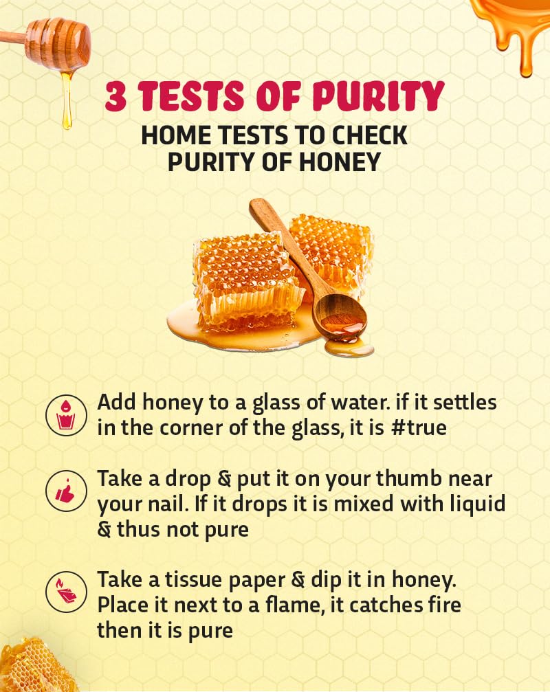 True Elements Raw Honey 3 tests of purity at home