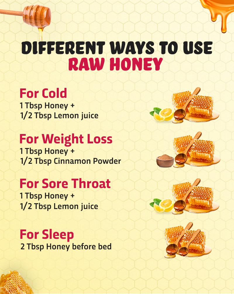 True Elements Raw Honey different ways to use raw honey