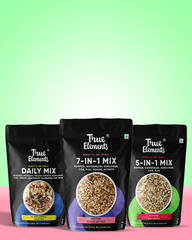 Seeds mix variety pack consisting of Daily Mix, 7 in 1 & 5 in 1 Seeds Mix