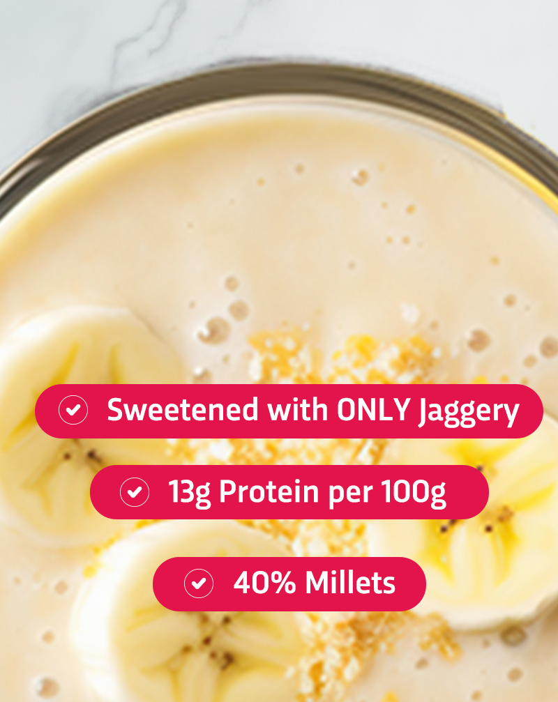 Millet Shake - Ragi Jowar to keep you cool this Summer!