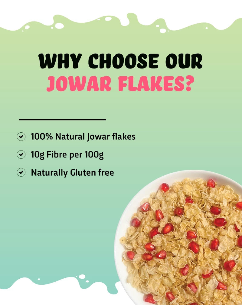 True Elements Jowar Flakes 100% natural jowar flakes and it is naturally gluten free