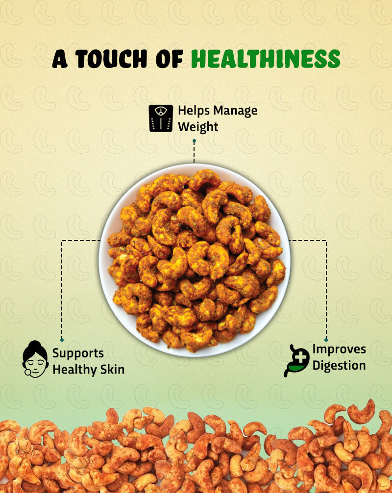 True Elements Baked Cashews Masala Dry fruits Health Benefits