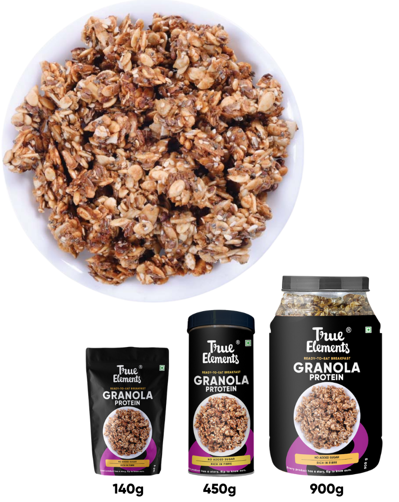 True Elements Protein Granola ready to eat breakfast