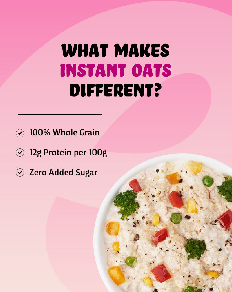 True elements oats consist of 12g protein, 100% Whole grain and has zero added sugar.