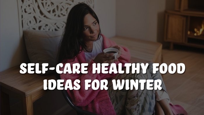 woman cozy in winter