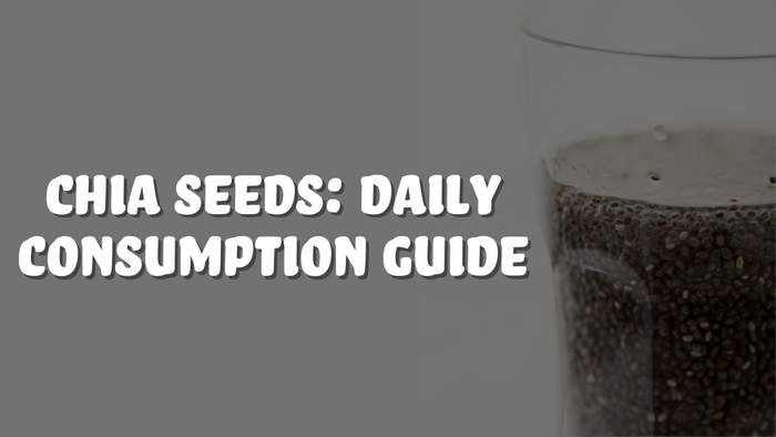 Chia seeds water for summer 