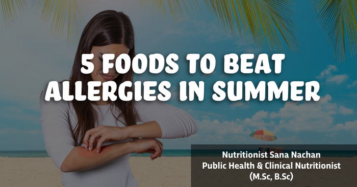 women suffering from Allergies in Summer