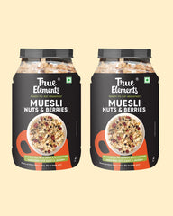 Crunchy Nuts And Berries Muesli - Pack of 2 - 1kg each