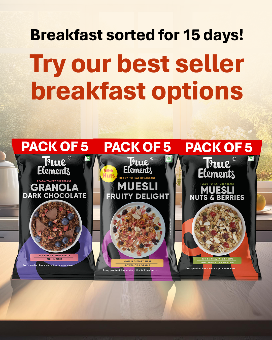 15 Day Breakfast Trial Pack - 450gm