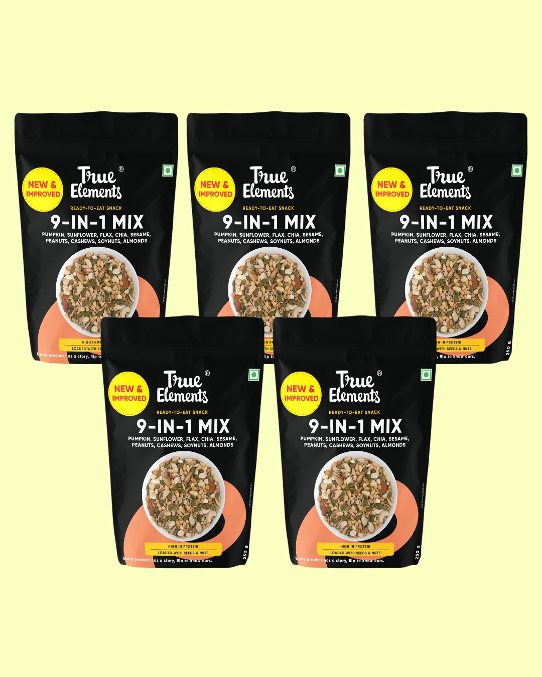 9 in 1 Snack Mix Pack of 5 - 250gm each