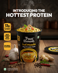 True Elements Indi Masala Protein Oats