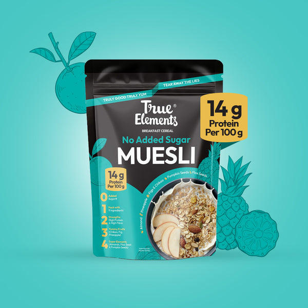The 'Real' No Added Sugar Muesli 400gm