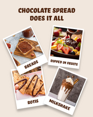 Peanut Butter Dark Chocolate Spread 350gm (Contains 19.5g Protein)