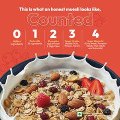 Crunch-loaded Nuts & Berries Muesli 1kg - Fibre Rich
