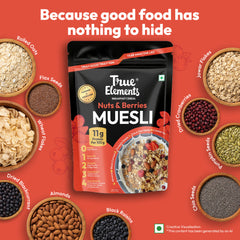 Crunch-loaded Nuts & Berries Muesli 1kg - Fibre Rich