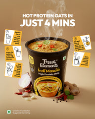 True Elements Indi Masala Protein Oats