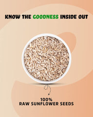 True elements raw sunflower seeds 100% raw