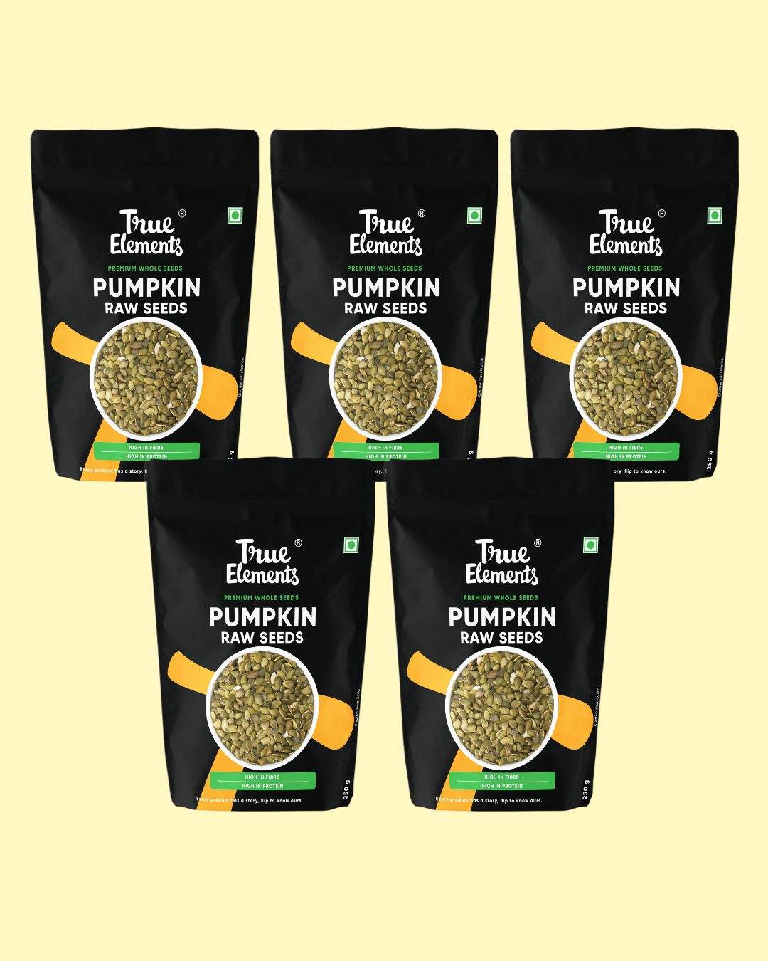 Raw Pumpkin Seeds Pack of 5 - 250gm each