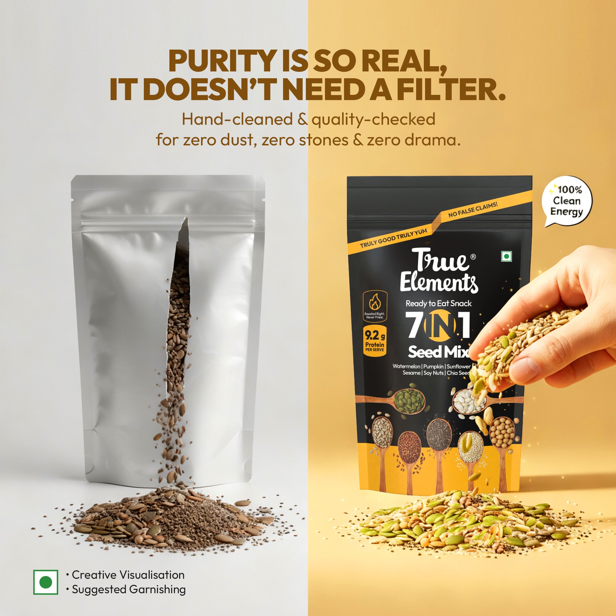 Buy 7 in 1 Seeds Mix - Protein packed seeds | True Elements