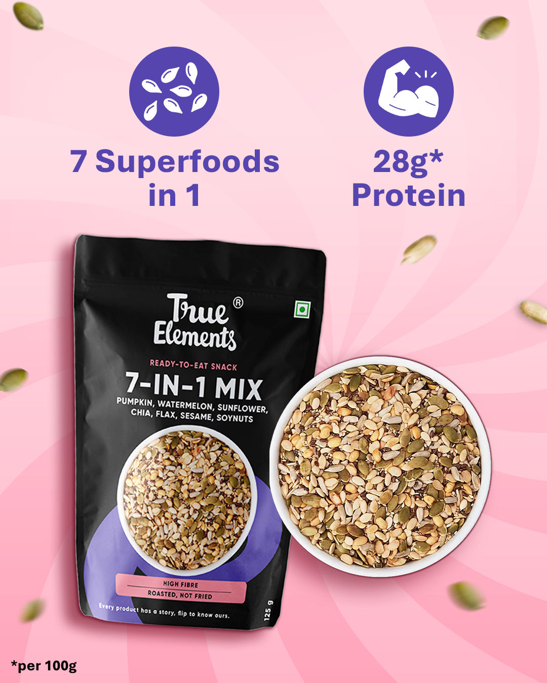 7 in 1 Super Seeds Mix 125g