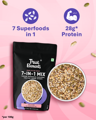 7 in 1 Super Seeds Mix 500gm (28.1g Protein)