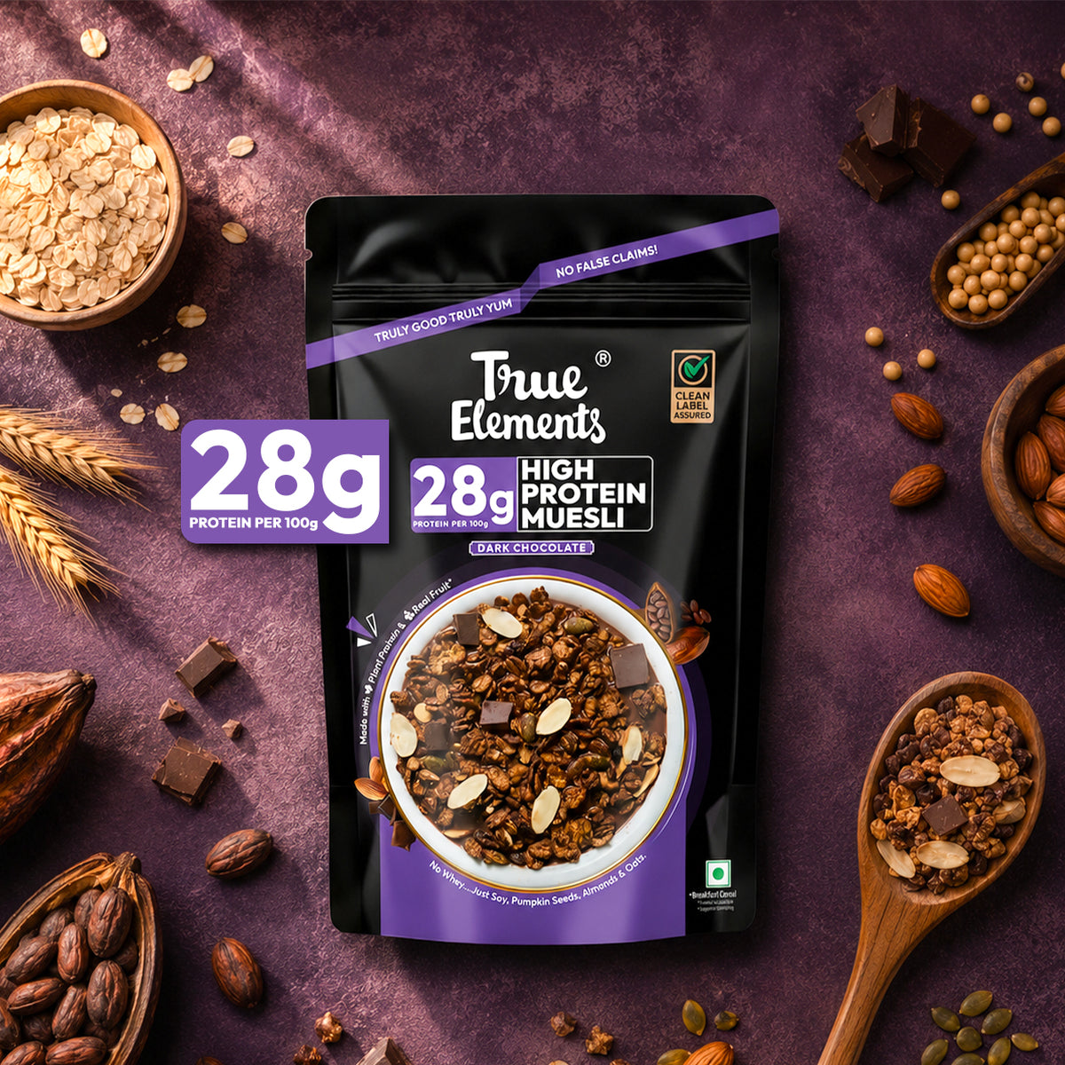 High Protein Muesli - Dark Chocolate 400g