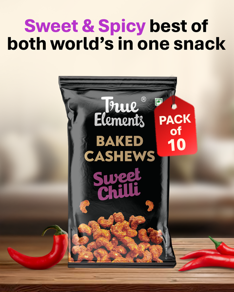 Baked Cashews: Sweet Chilli 14gm*Pack of 10