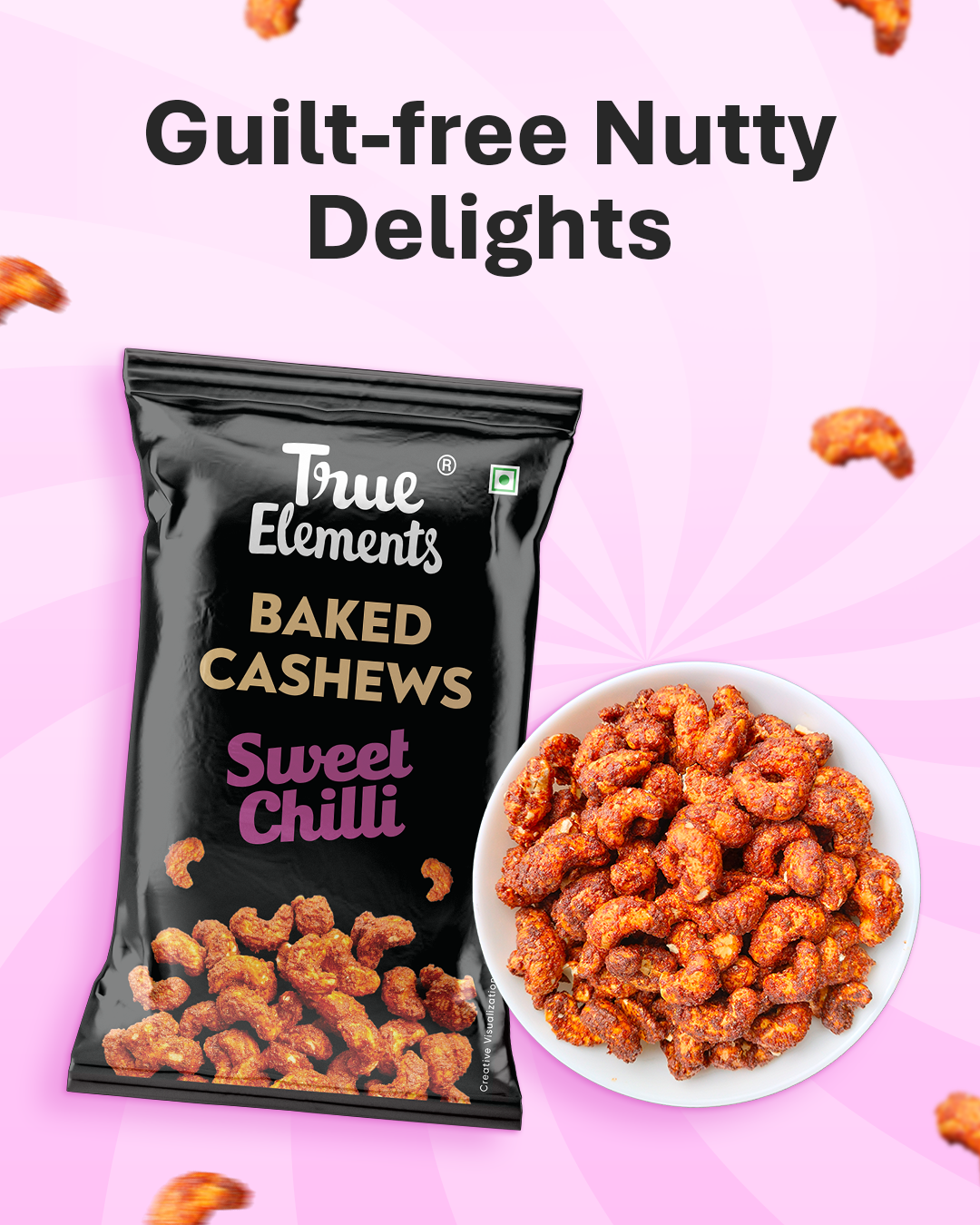 Baked Cashews Sweet Chilli 14gm