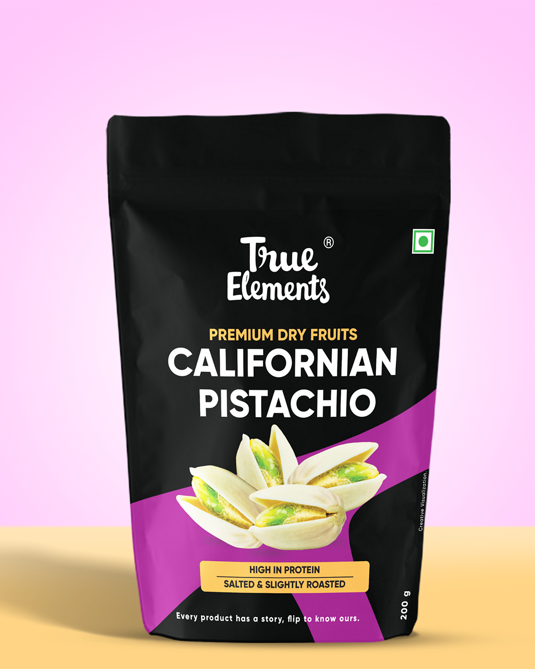 True Elements Californian Pistachio 200g Premium Dry fruits,