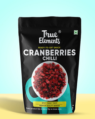 True Elements Chilli Cranberries 125gm ready to eat snack