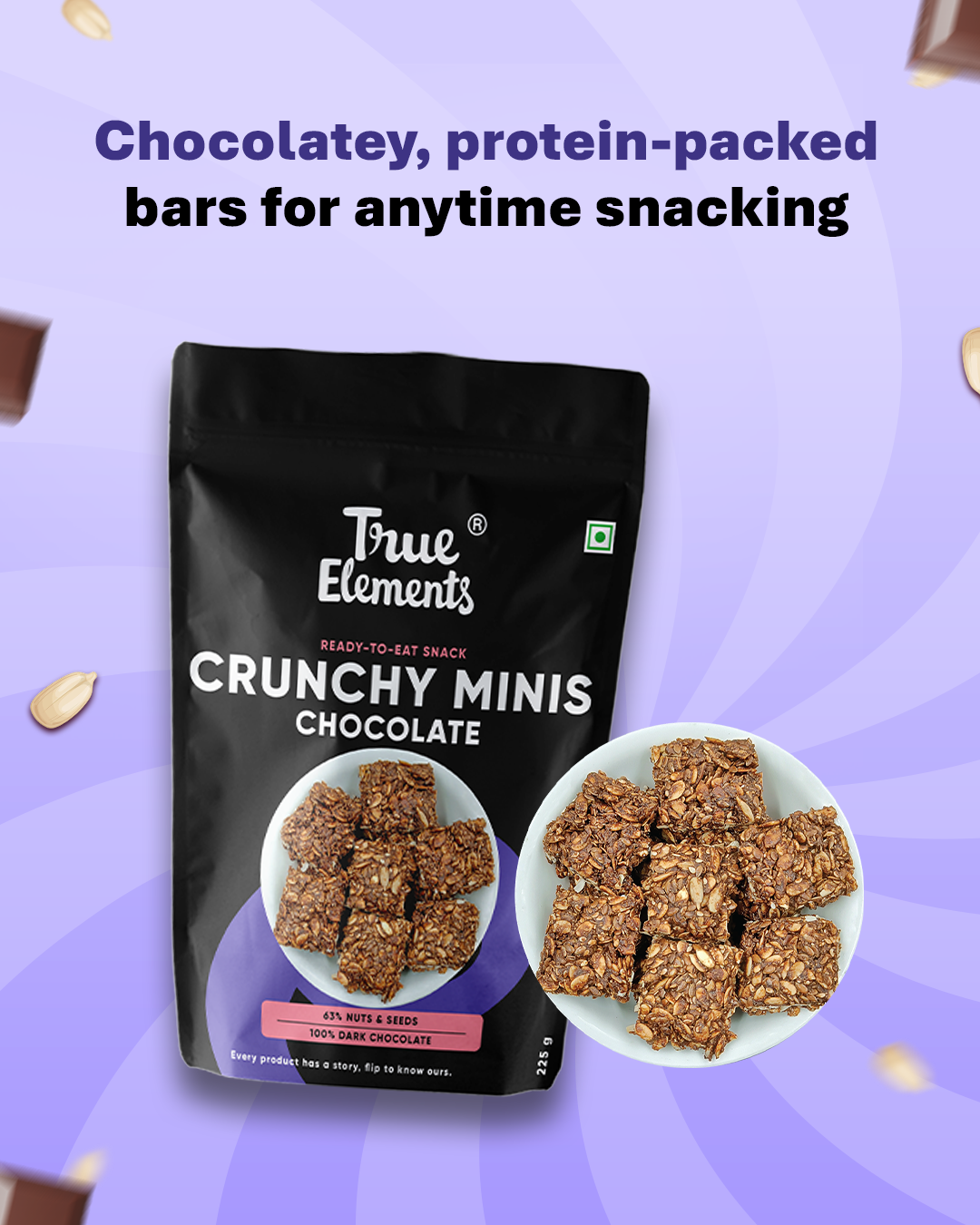 Chocolate Crunchy Minis (Contains 18.8g Protein)