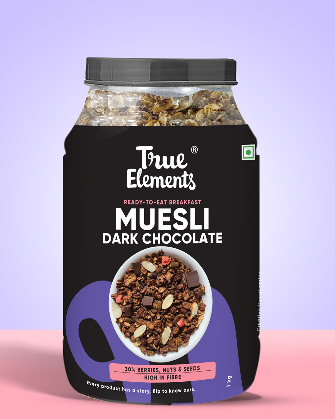 True-Elements-Dark Chocolate-Muesli-1kg
