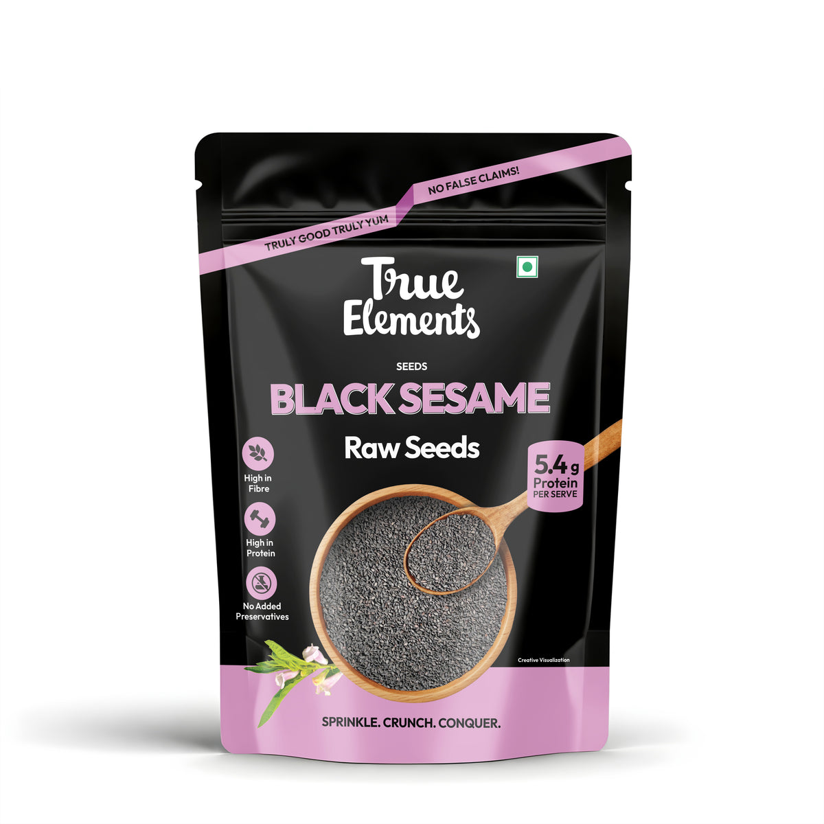 Raw Black Sesame Seeds - 250g