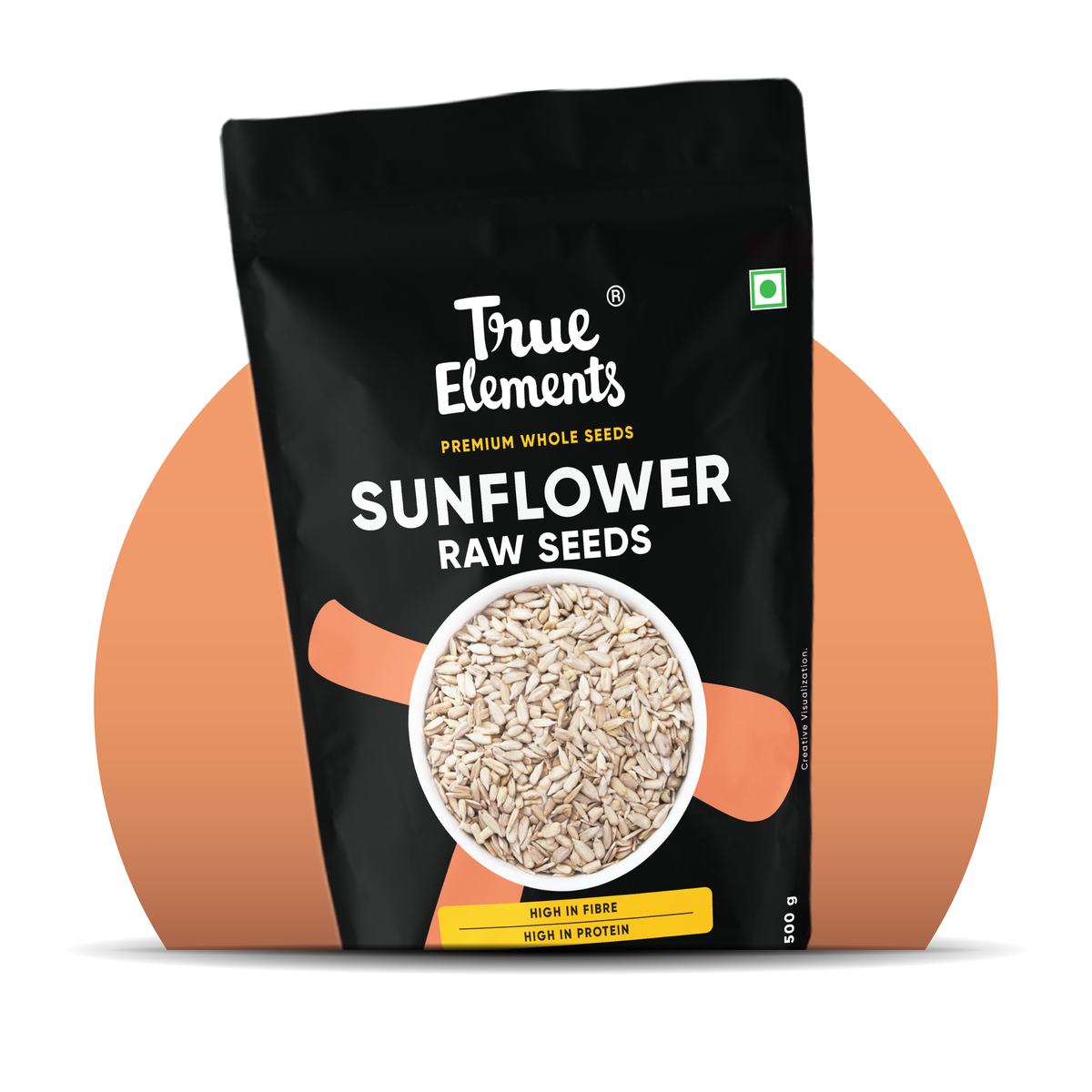 Raw Sunflower Seeds 500g - Good for Skin Health (Contains 25g Protein)