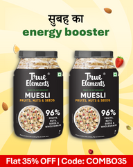 Fruit And Nut Muesli - Pack of 2 (1kg each)