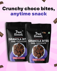 Dark Chocolate Granola Bites 400gm (200gm x Pack of 2) Combo