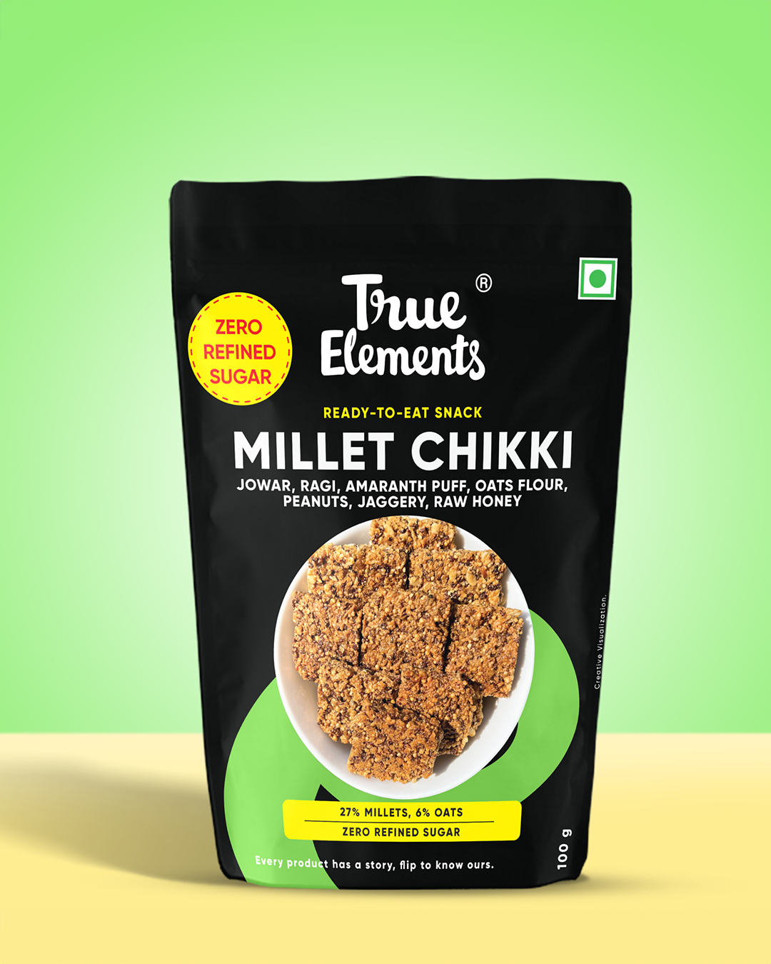True Elements Millet Chikki 100gm