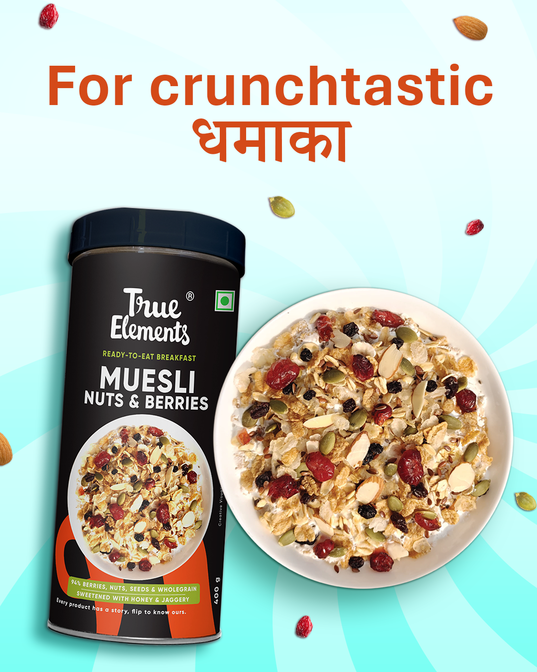 Crunchy Nuts And Berries Muesli 400gm