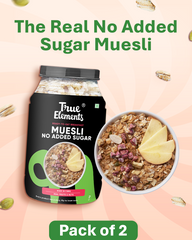 No Added Sugar Muesli - Pack of 2 (1kg each)