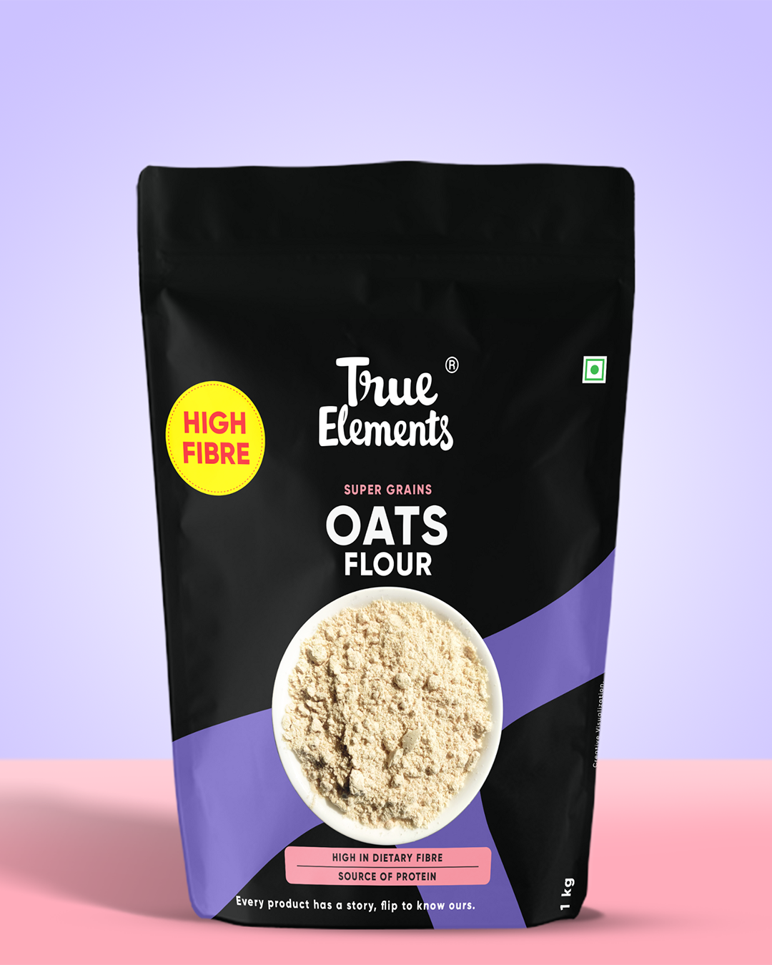 True Elements Oats Flour 1kg  super grains