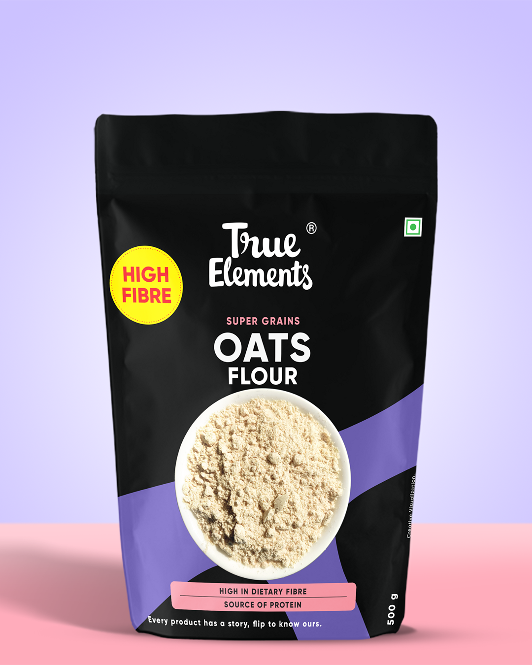 True Elements Oats Flour 500gm super grains
