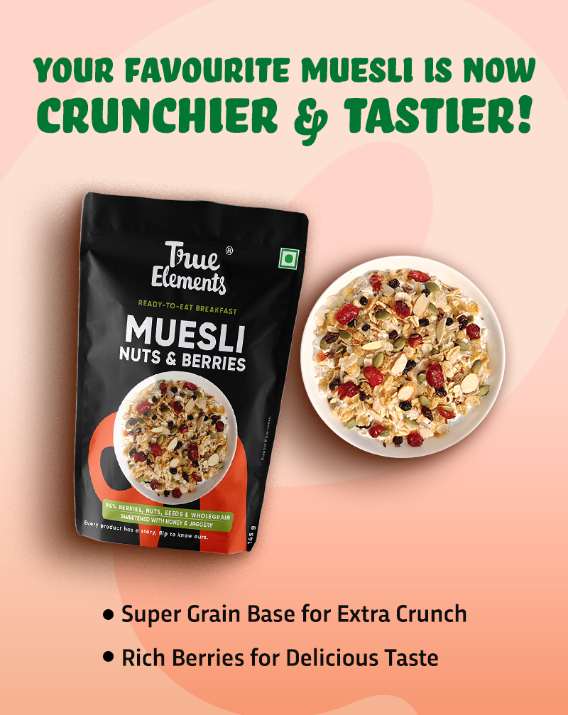 Crunchy Nuts And Berries Muesli with Almonds and Cranberries 700g