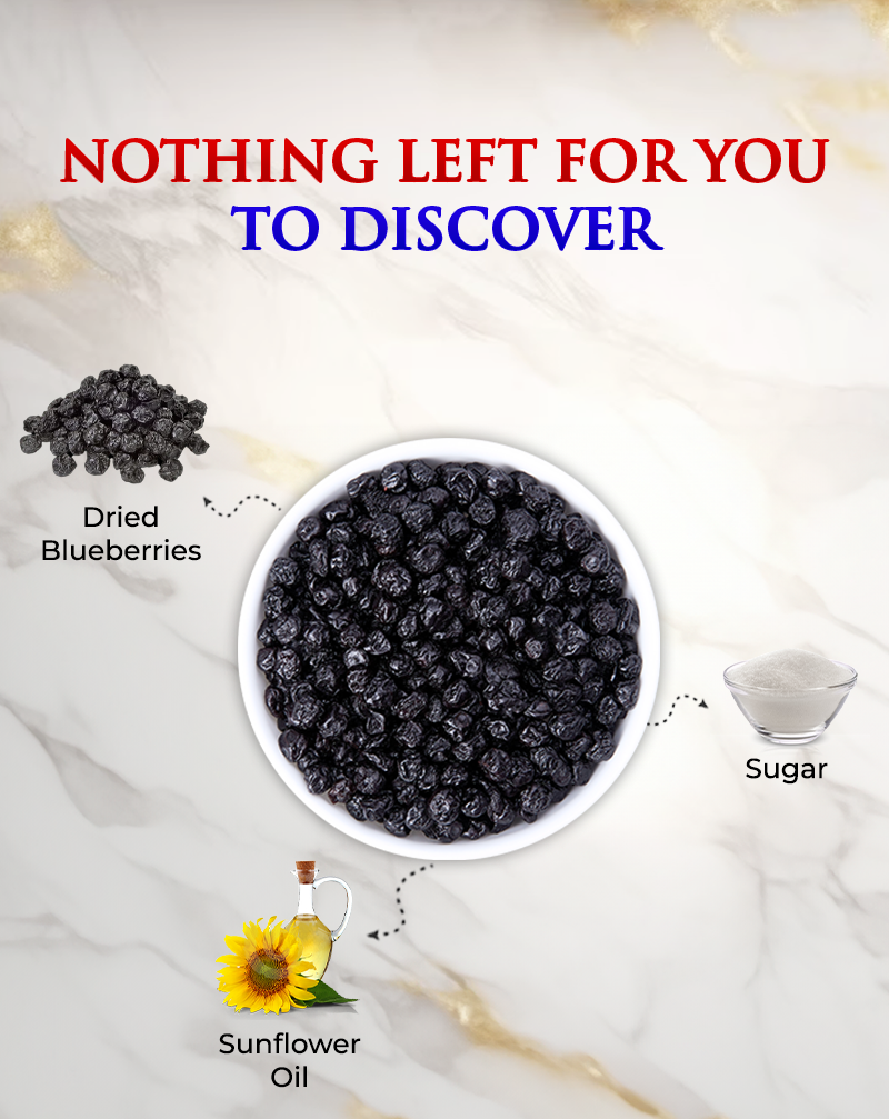 Dried Blueberries - Boosts Brain Health