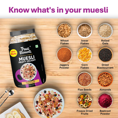 Fruity Muesli with real freeze-dried fruits 900g