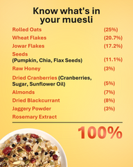 Crunch-loaded Nuts & Berries Muesli 400gm