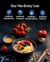 Whole Oatmeal 1kg (Oats Pro) - with Chia And Real Fruits