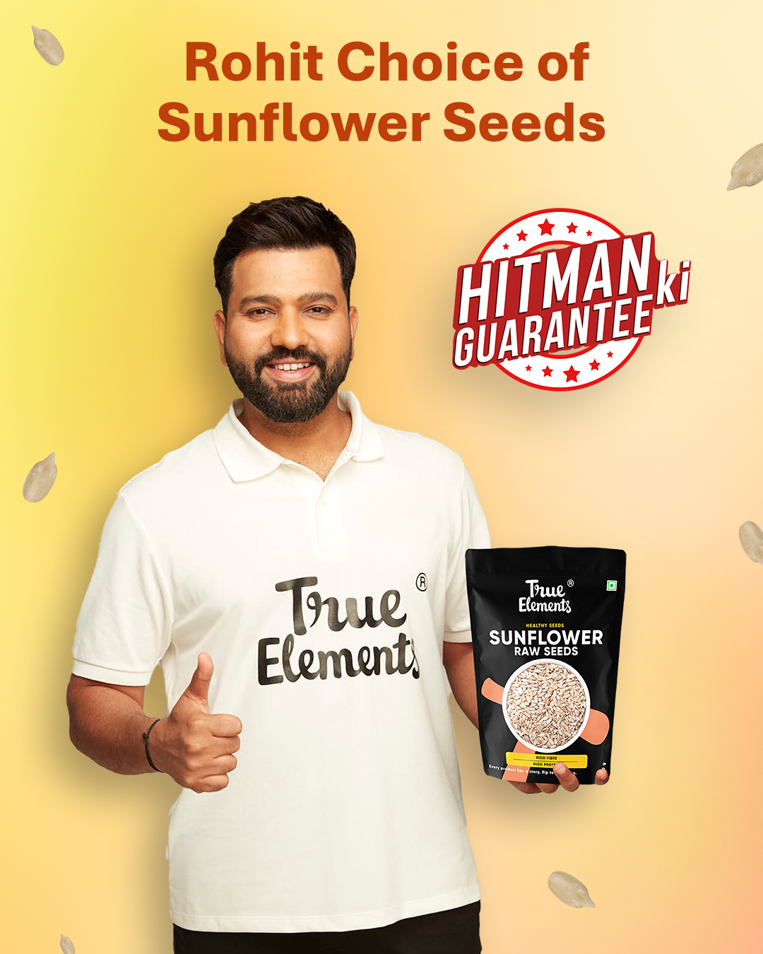 Raw Sunflower Seeds 500g - Good for Skin Health (Contains 25g Protein) - 500g