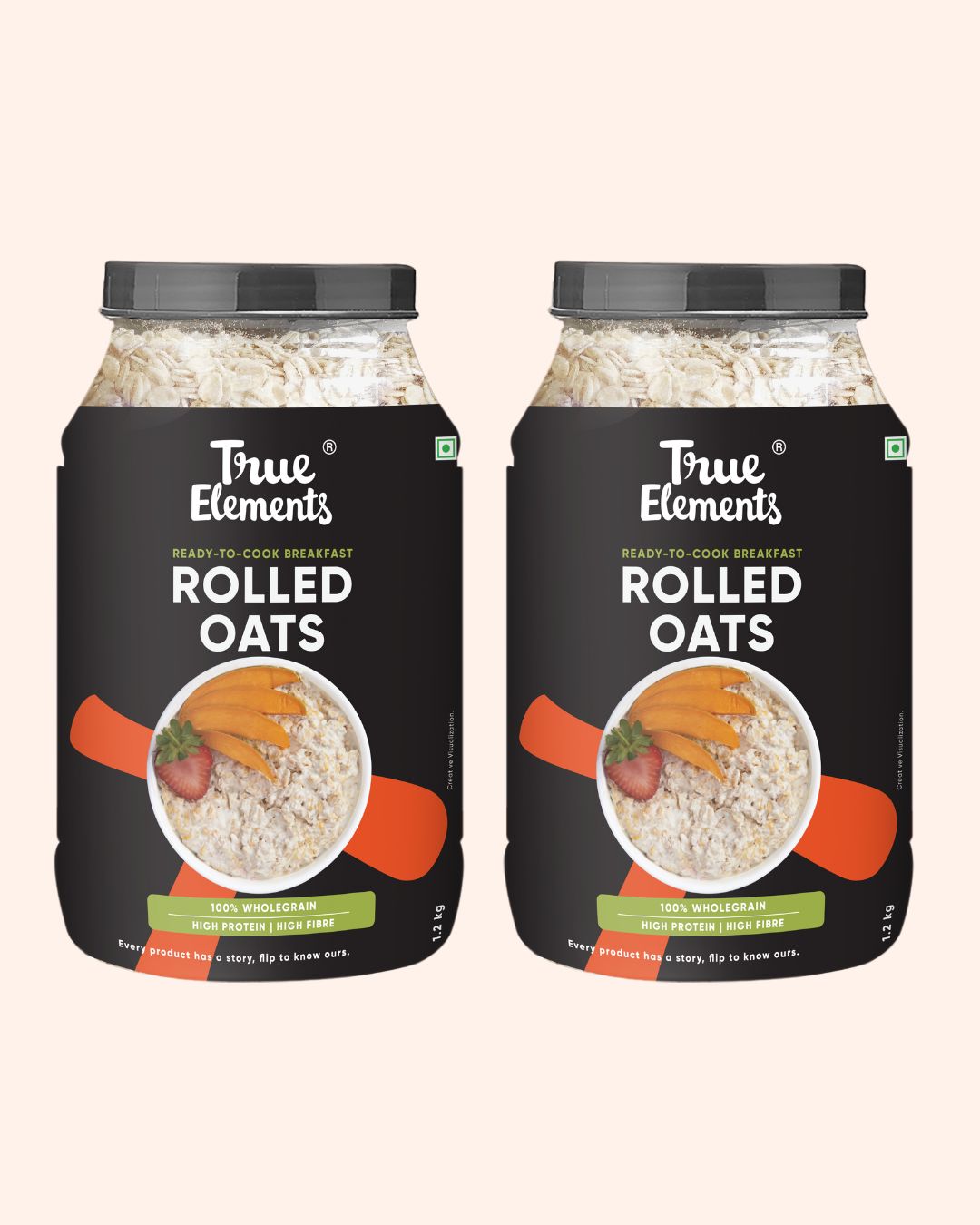 Rolled Oats  - Protein Rich Oats 1.2kg (Pack of 2)