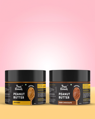 Peanut Butter Combo Pack (Peanut Butter Dark Chocolate 350gm And Peanut Butter Jaggery 350gm)