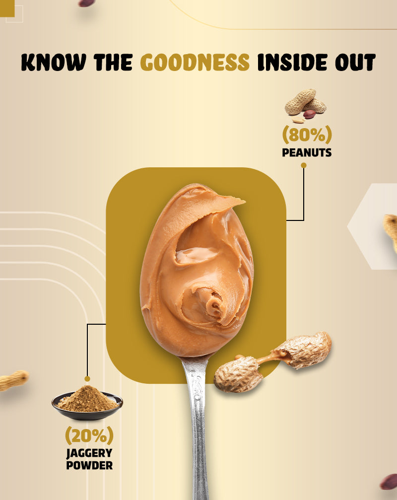 True Elements Peanut Butter Jaggery ingredients